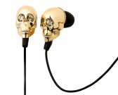 SKULL GOLD Headphones for iphone/mp3 (microphone available)