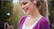 PINK FLOWER Earphones for ipod/mp3